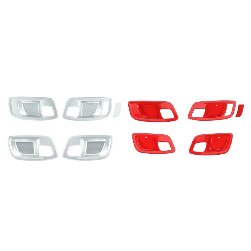 

5PCS Car Inner Door Handle Bowl Cover Trim for 2011-2021 Dodge Charger Interior Decoration Accessories