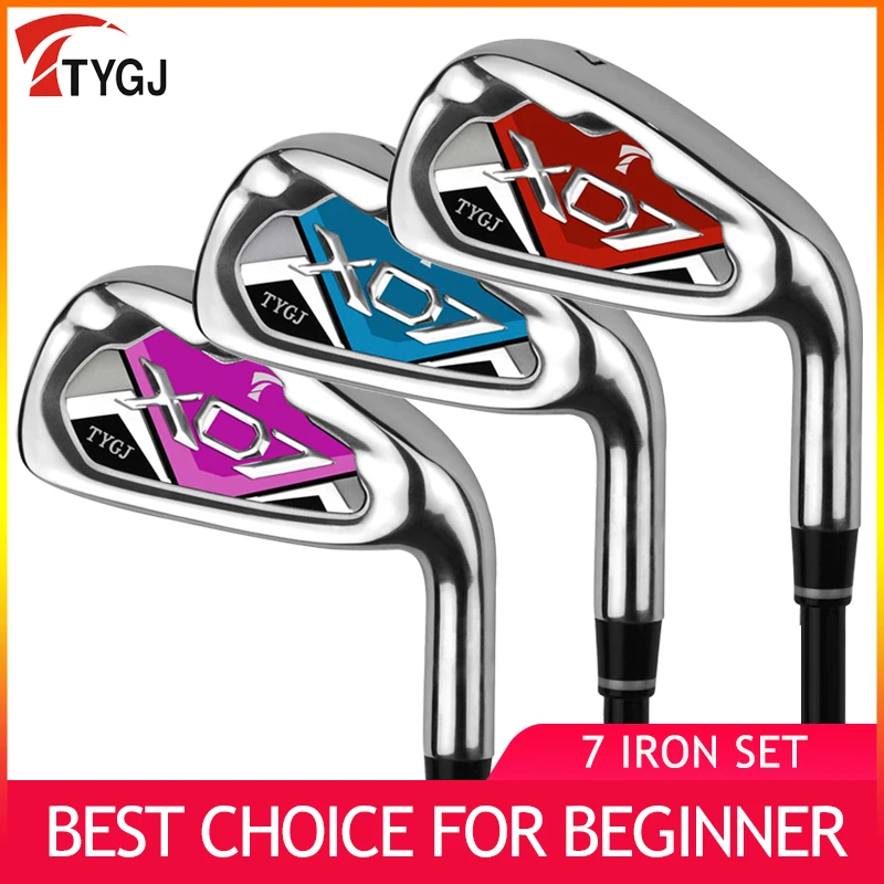 

TTYGJ New Golf 7 Iron Club Men's and Women's No. 7 Iron Set with Steel or Graphite Shaft for Beginner and Practicer Golf Club