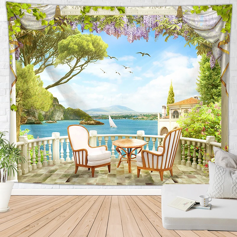 

wonderland tapestry trippy wall hanging tapestry large wandtapijt groot bohemian fairyland wall blanket tapiz pared