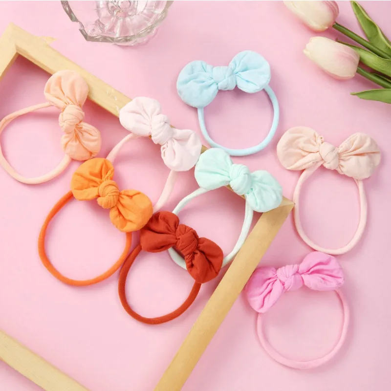 

50pc Kids Hair Accessories Baby Bowknot Headband For Girls Headbands Bow Hairband Children Headwear Head Band Hair Bands