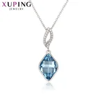 Ювелирное изделие Xuping, простое Современное женское ожерелье с кристаллами для вечерние НКИ, юбилея, подарок 43732