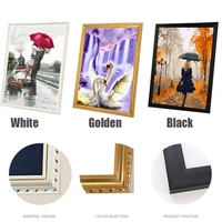 5d diy outer frame unfinished wooden stretcher oil painting diamond mosaic thin wood frame picture frame wall painting gift