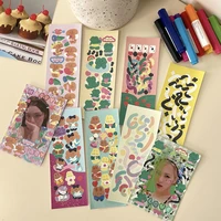 1pc korea cute ribbon bear laser stickers hand account creative child scrapbooking decoration kawaii shiny stationery sticker