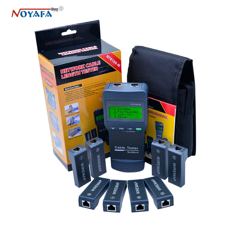 NF_8108M Новый тестер длины кабеля RJ45 RJ11 USB сетевой кабель Измеритель NF8108 M|cable length