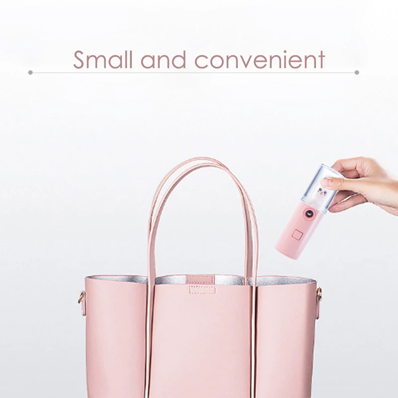 

Mini Portable Fogger Water Spray Bottle Moisturizing Skin Nano Facial Mist Spray Nano Mist Vaporizer