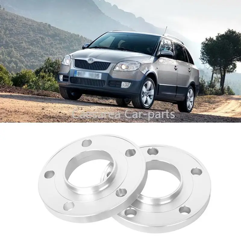 

High Quality Auto Wheel Spacer 2PCS 5x100 57.1CB Centric Wheel Spacers Tire Adapters Rims Flange Hubs For Skoda Fabia 2008+