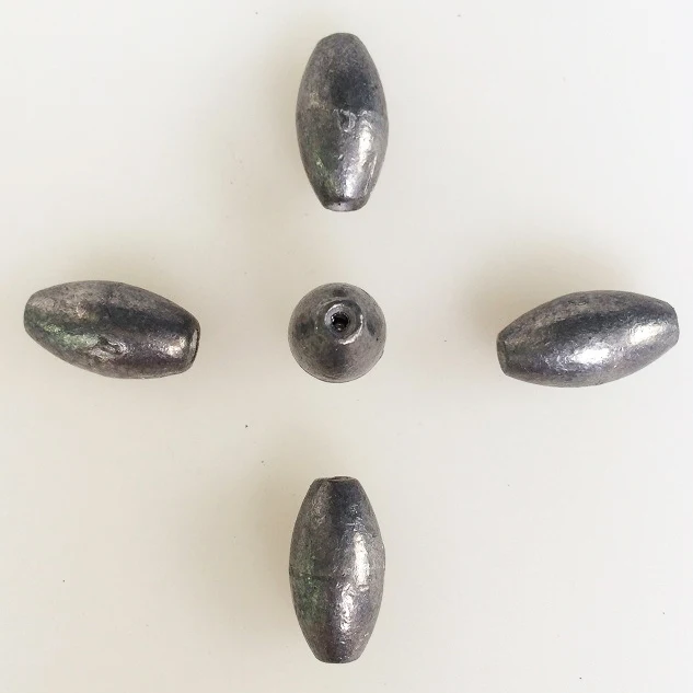 Свинцовые грузила 1-100 г свинцовые капельки для ловли карпа твердые овальные