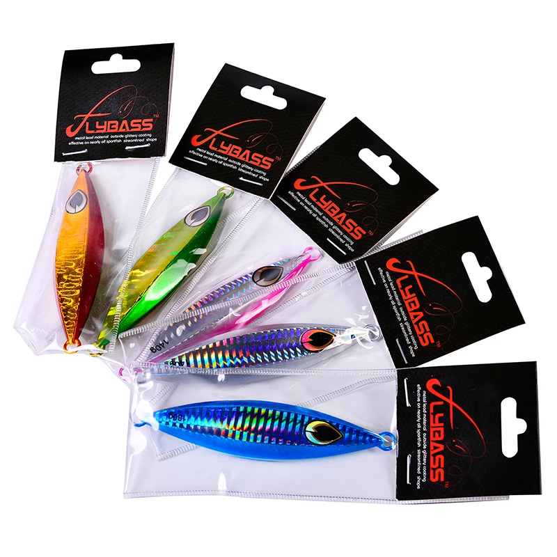 

PROBEROS Jigging Lead Fish 130G/11CM Metal Jig Fishing Lures Paillette Knife Wobbler Artificial Hard Baits