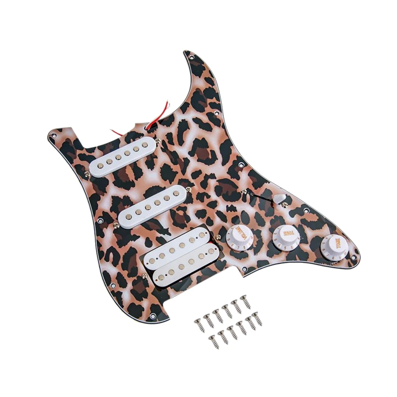 Электрогитара Pickguard 3 Ply Ssh загруженный Prewired Humbucker набор пикапов для гитары|Детали