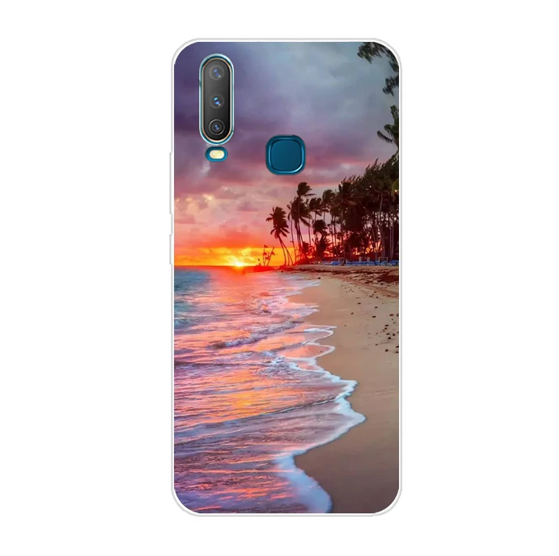 Темный хаки 6,35 ''для Vivo Y17 Y15 Y 12 y 3 чехол мягкий TPU телефон крышка для Vivo Y 17 Y 15 Y 12 y 3 задняя крышка чехол силиконовый Coque Cool Funda - Цвет: Темный хаки