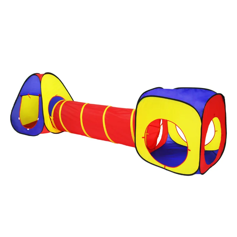 Детская комнатная туннельная палатка игрушки 3 шт.-набор забавные для бассейна