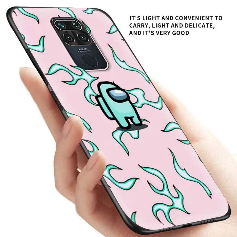 

Phone Soft Case Cover for Redmi Note 8 8T 7 Note 9 Pro 9S 9A 9C K20 Pro 8 8A 7 7A Luxury Shell Coque Black Among US