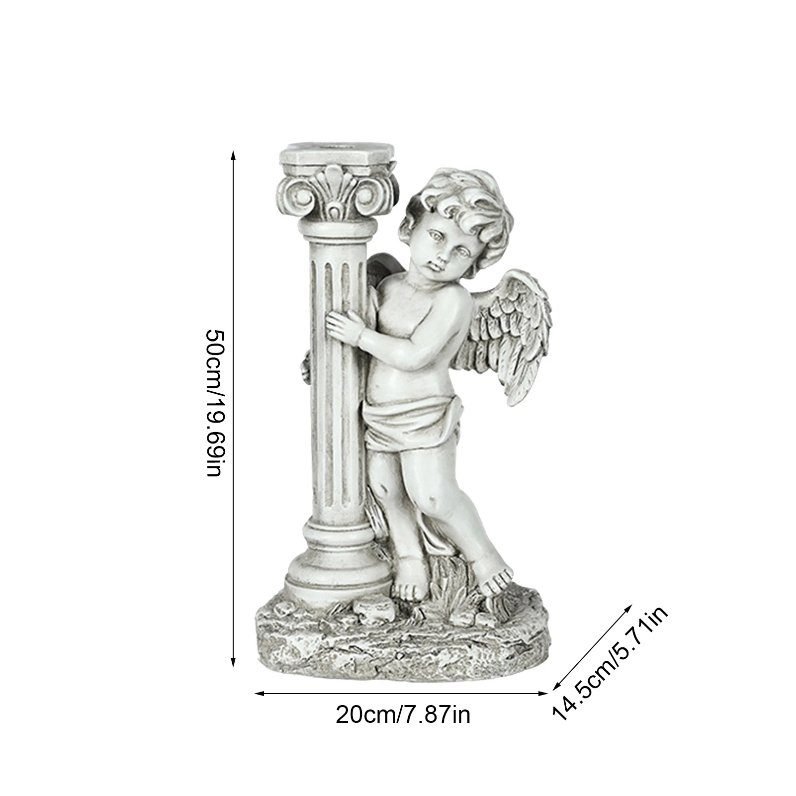 

Antique Angel Garden Decoration Resin Ornamentsindoor And Outdoor Solar Angel Landscape Decoration Handicraft For Gifts