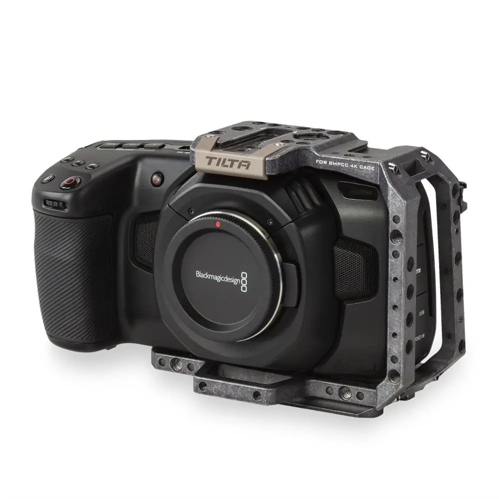 Клетка TILTA BMPCC 4K 6K наполовину клетка для цифровой зеркальной камеры BMD BlackMagic Pocket