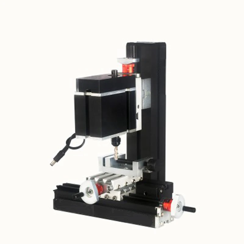 

1PC DIY Miniature Metal Six-axis Drilling And Mill Machine 60W Low-power Teaching Model High-Precision Production DIY Tools 12V