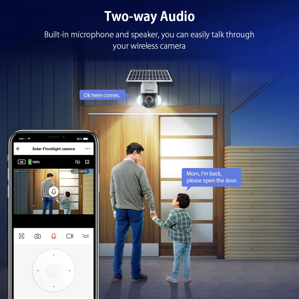 Скидка INQMEGA Tuya Солнечная камера Wi-Fi HD уличная умная домашняя охранная сигнализация Водонепроницаемая камера видеонаблюдения с Alexa Google Home