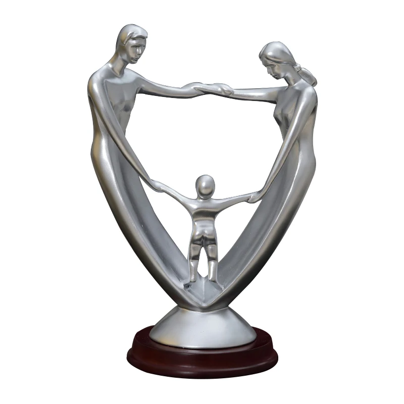

Modern Wedding Gifts Resin Accessories Home Livingroom Table Figurines Sculpture Decoration Office Desktop Ornaments Crafts Art