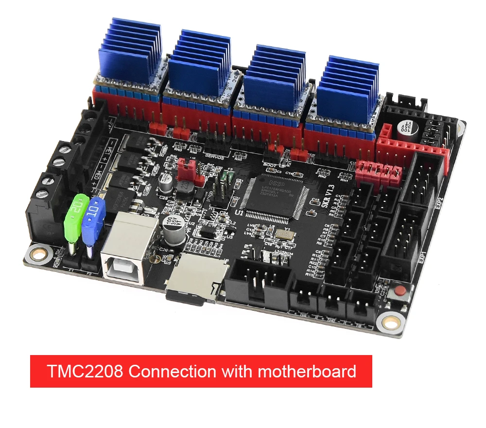 SKR V1.3 3d принтер 32 бит управления TMC2208 A4988 3d принтер части MKS GEN L Ramps 1,4 SKR PRO для Ender 3 CR10