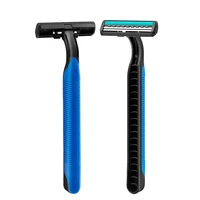 disposable razor for men plastic handle portable stainless steel razor blade bathrooms disposable shaving face care shaving