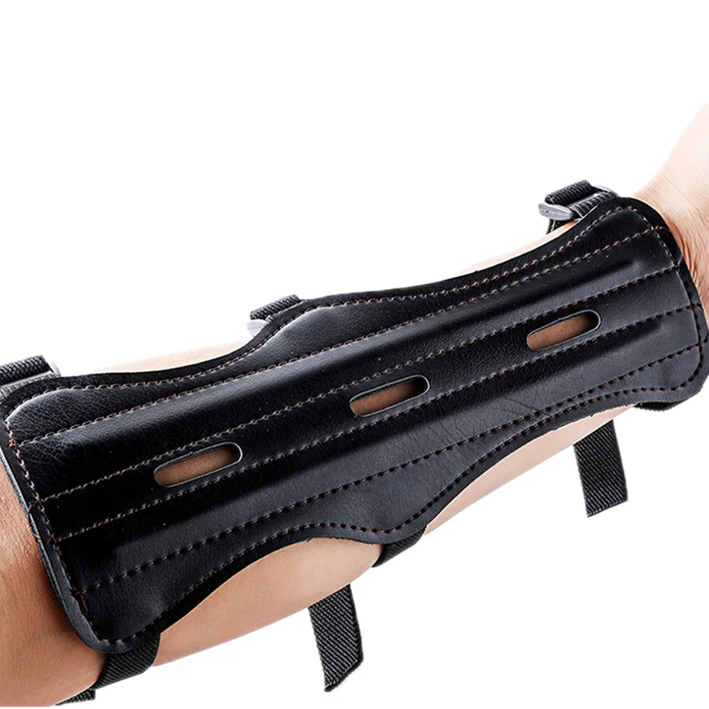 

Archery Arm Guard Three Adjustable Straps Archer Protector Shooter Protection Shooting Tool