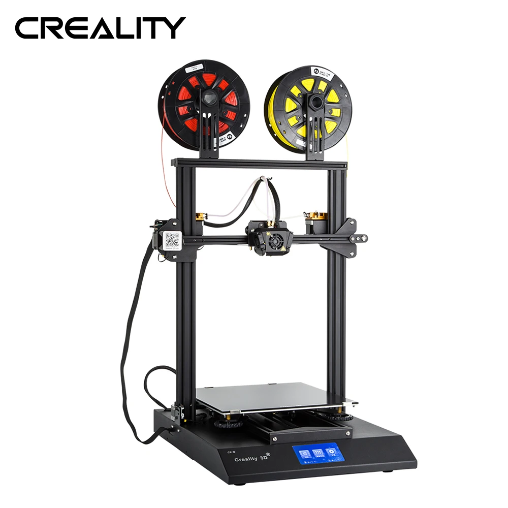 CREALITY 3D CR-X Dual Hotend Kit 4,3 дюймовый сенсорный экран 3d принтер с 2 кг нить PLA