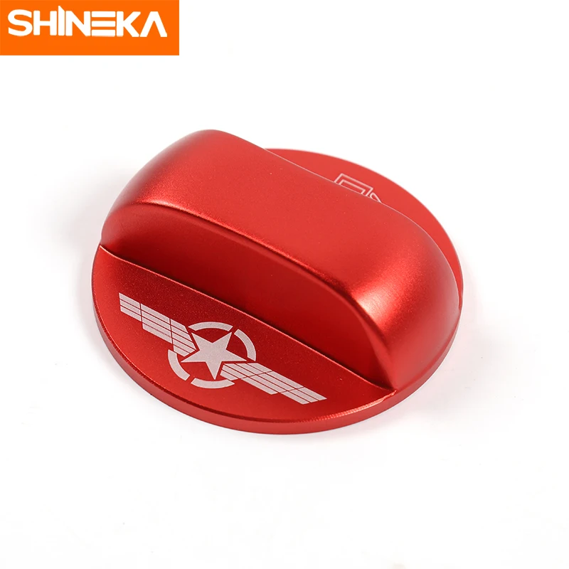 SHINEKA Car Stickers Aluminium Alloy Internal Oil Tank Cap Fuel Decoration Cover For Suzuki Jimny 2007-2020 Styling | Автомобили и