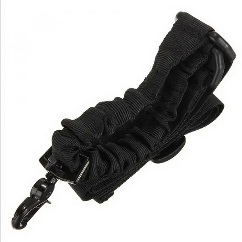 

Tactical Single Point Adjustable Bungee Rifle Gun Sling System Black Strap Hunting Gun AccessoriesTactical Sling Rifle Single