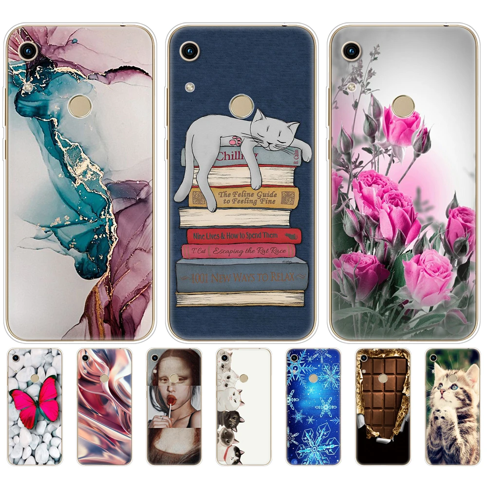 Чехол для honor 8A prime силиконовый чехол из ТПУ телефона Huawei Honor JAT LX1 8 A