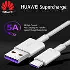 Оригинальное суперзарядное устройство Huawei, USB 5 А, кабель типа C, P40, P30 Pro, Mate 30, 20 Pro, P10, Honor20, 30, V30, USB 3,1, кабель Type-C
