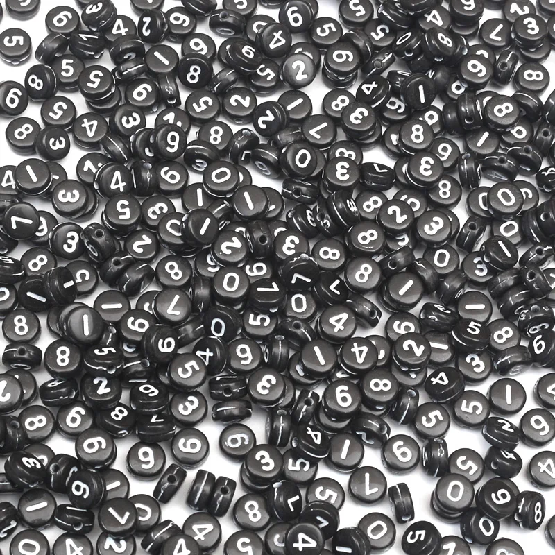 200 шт. разноцветные акриловые бусины для украшений | Украшения и аксессуары