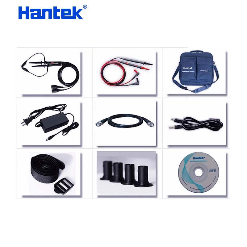 

Hantek DOS8202E 2 Channels 200Mhz Digital Oscilloscope 1GS/s Sample Rate 2M Memory Depth Portable Handheld Osciloscopio