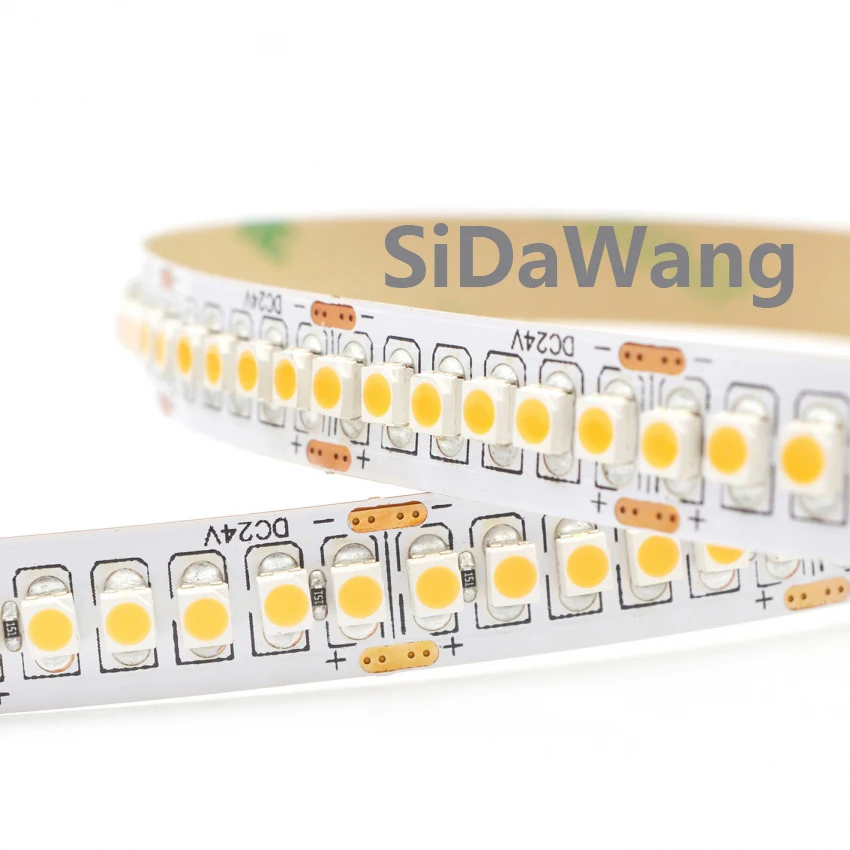5 м/лот высокий CRI Ra&gt90 240 светодиодов/M SMD 3528 Светодиодная лента россыпью DC12/24V 19 2