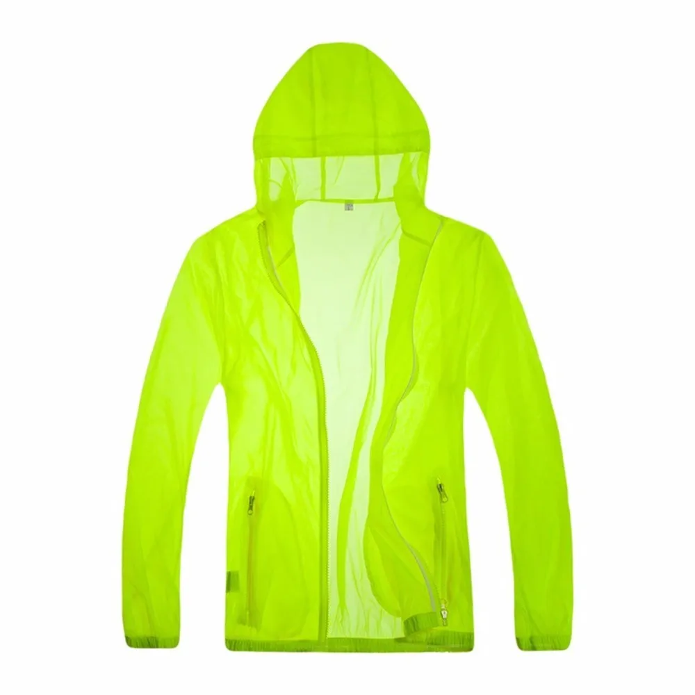

Coat Pure Color Hooded Anti-sack Clothing Coats Dry Jacket Men Outdoor