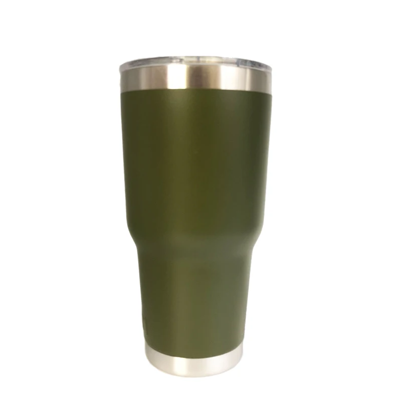 30oz green Персонализированная отделка любые логотипы имя подарок на день рождения тумблер дорожная кружка бутылка для воды Термос кофейные кружки - Цвет: 30oz green