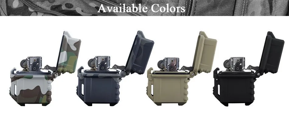 Военный Чехол-вкладыш для Zippo, с одной стороны, камуфляжный, EDC, тактический, охотничий, MOLLE, чехол, s волокно, нейлон, стандартная зажигалка