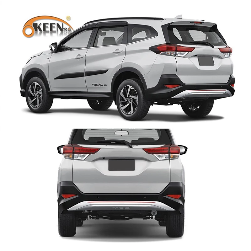 OKEEN 2 шт. автомобильный стайлинг для Toyota Rush 2018 2019 светодиодный задний бампер