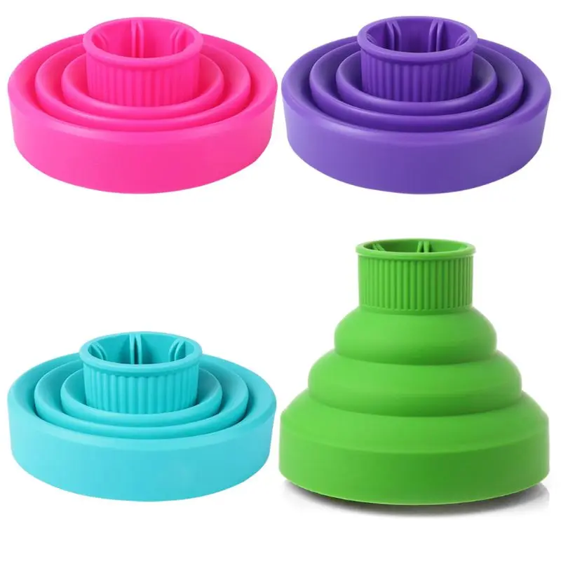 

Silicone Hair Dryer Diffuser Suitable for 4-5cm Dry Blower Hair Volumn Increasing Hairdressing Tools Attachment for Fine Thick C