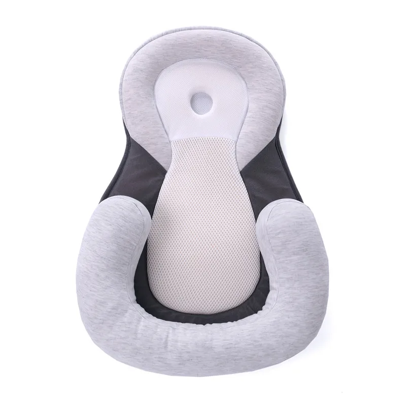 

Portable Baby Bed Baby Nest Crib Nursery Travel Baby Bed Infant Cradle Anti flat Head Multifunction Cot Newborn Lounger Pillow