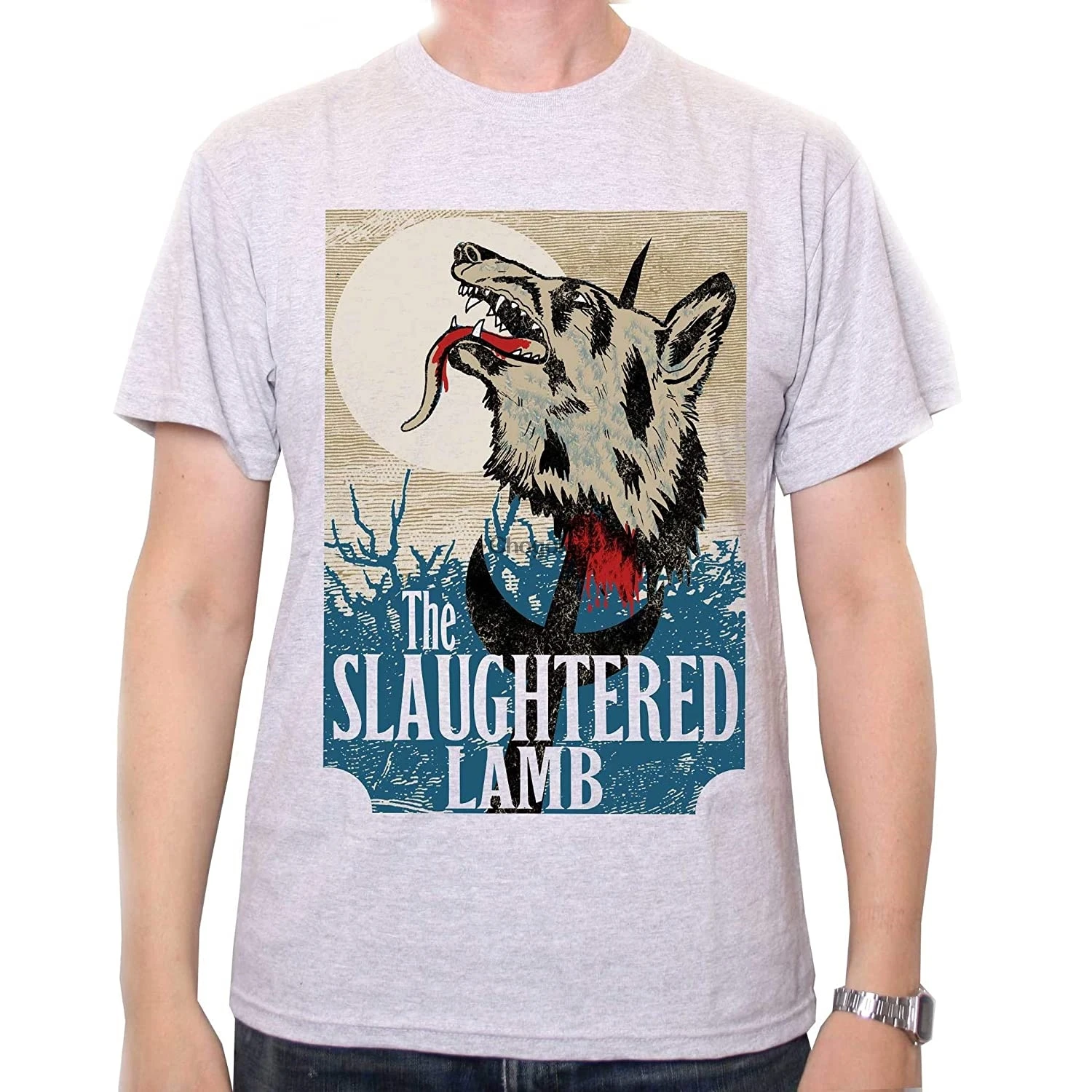 

Men Women an American Werewolf in London DD1166 Casual Short T Shirts Tee Sleeve