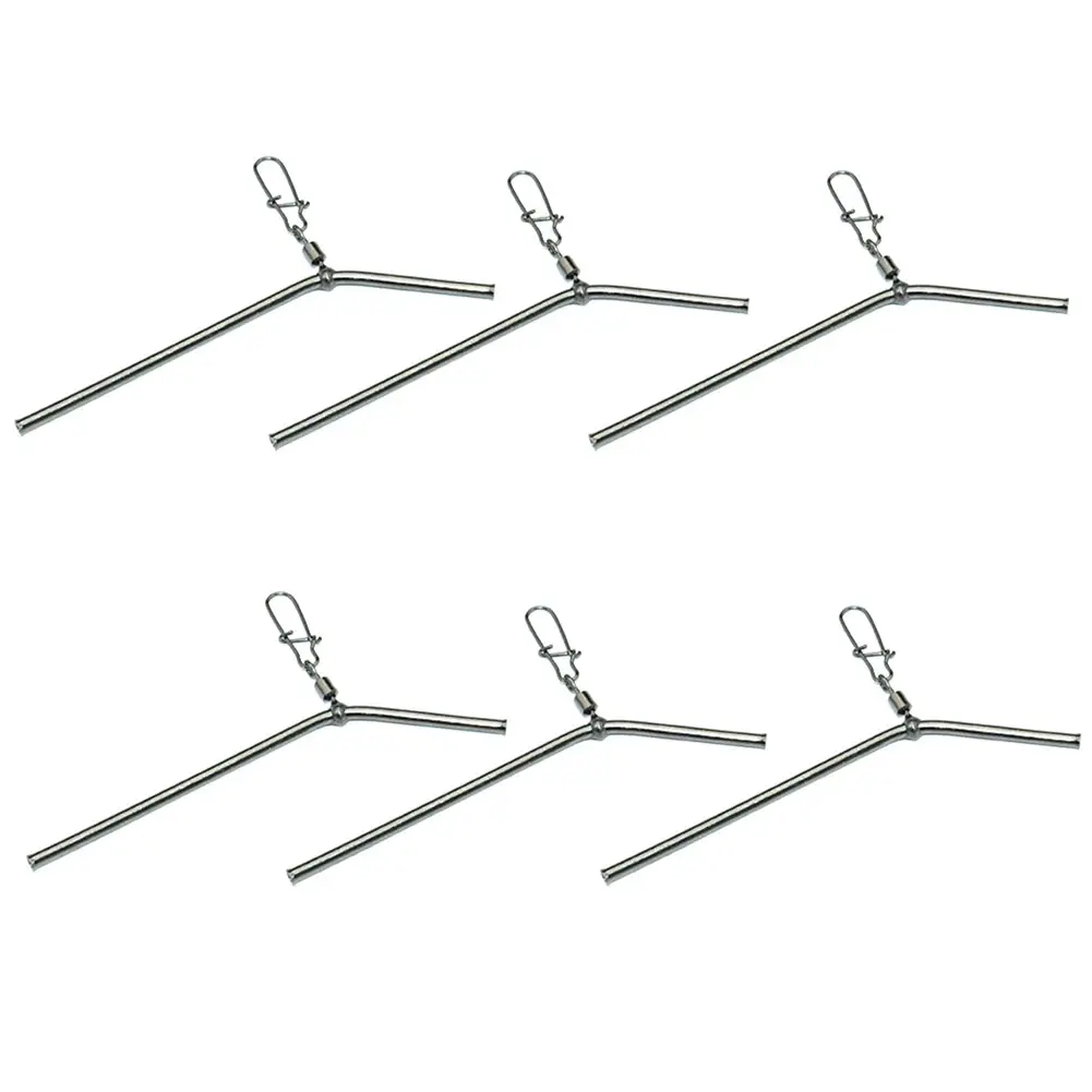 

6pcs Strong Load Accessory Small Durable Tool Seawater Antiwind Outdoor Double End Fishing Balance Connector Brass Tube Portable