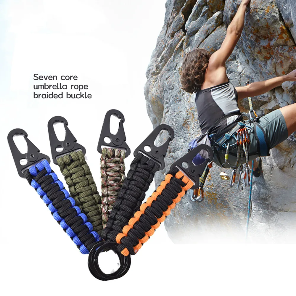 

Key chain for keys self defense keychain survival outdoor camping accessories Carabiner Tourism for travel tents for tourism