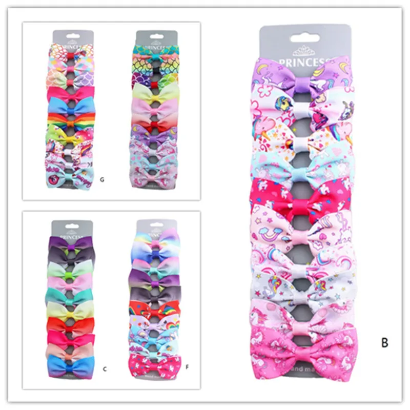 10 шт. милые детские заколки Единорог аксессуары для волос|Аксессуары волос