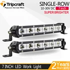 TRIPCRAFT 7 Дюйма однорядные супер тонкий светодиодный светильник бар 30 Вт Светодиодный рабочий светильник Бар OffRoad 12V 24V