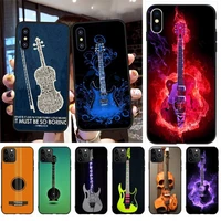 penghuwan piano guitar music coque soft silicone tpu phone cover for iphone 11 pro xs max 8 7 6 6s plus x 5s se xr case