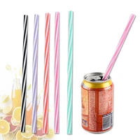 5pc portable collapsible silicone straw eco friendly drinking straw reusable long hot drink straws wedding party bar accessories