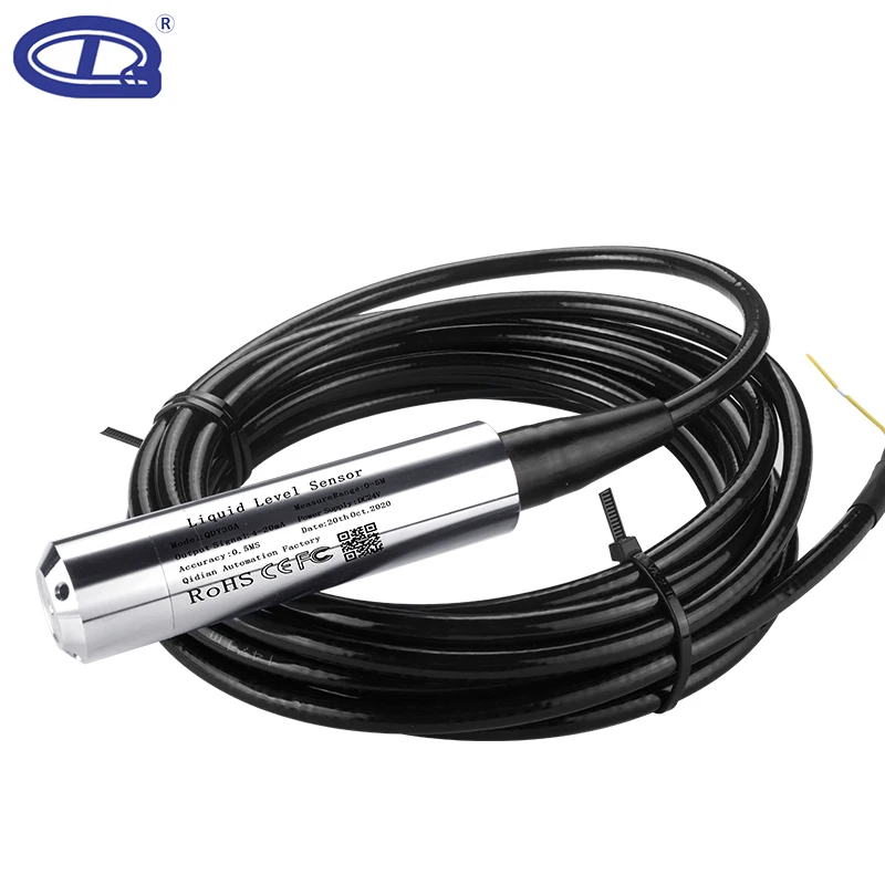 Датчик уровня воды и жидкости 4-20 мА 0-10 В RS485 выход DC24V QDY30A | Инструменты