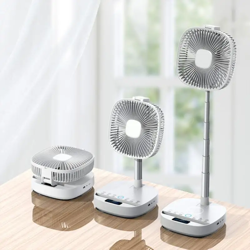 

Multi-functional Bluetooth Speaker Electric Fan Foldable Wireless Charging Dock Station With LED Display Alarm Clock Fill Light