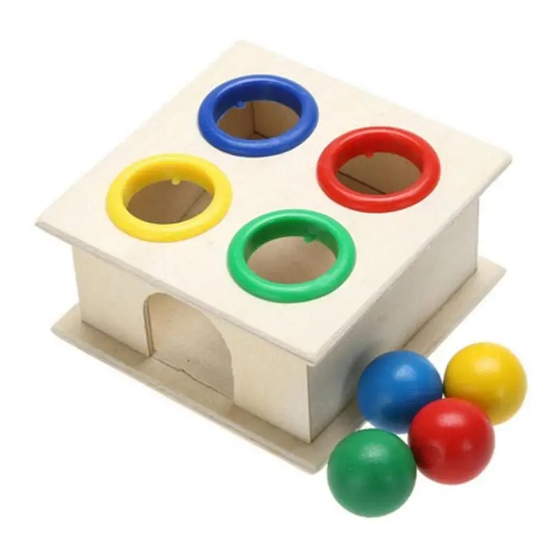 1 комплект деревянный молотковый шар Детская Веселая искусственная игрушка