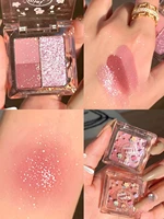 new arrival eyeshadow palette 3 color eye makeup beauty cosmetics mini cute eye shadow easy to wear natural face blusher