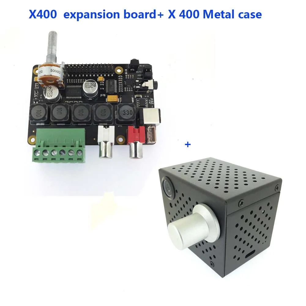Синий Raspberry Pi DAC Full-HD Class-D усилитель ies PCM5122 X400 аудио Плата расширения Raspberry Pi 3 Model B+ музыкальный плеер - Цвет: Синий